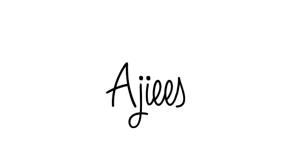 How to Draw Ajiees signature style? Angelique-Rose-font-FFP is a latest design signature styles for name Ajiees. Ajiees signature style 5 images and pictures png