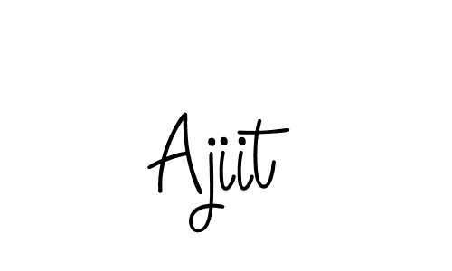 Ajiit stylish signature style. Best Handwritten Sign (Angelique-Rose-font-FFP) for my name. Handwritten Signature Collection Ideas for my name Ajiit. Ajiit signature style 5 images and pictures png