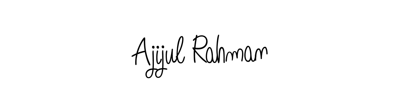 Ajijul Rahman stylish signature style. Best Handwritten Sign (Angelique-Rose-font-FFP) for my name. Handwritten Signature Collection Ideas for my name Ajijul Rahman. Ajijul Rahman signature style 5 images and pictures png