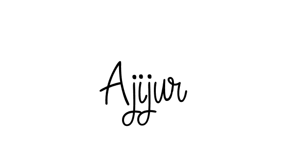 The best way (Angelique-Rose-font-FFP) to make a short signature is to pick only two or three words in your name. The name Ajijur include a total of six letters. For converting this name. Ajijur signature style 5 images and pictures png