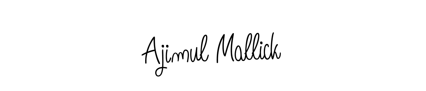 Here are the top 10 professional signature styles for the name Ajimul Mallick. These are the best autograph styles you can use for your name. Ajimul Mallick signature style 5 images and pictures png