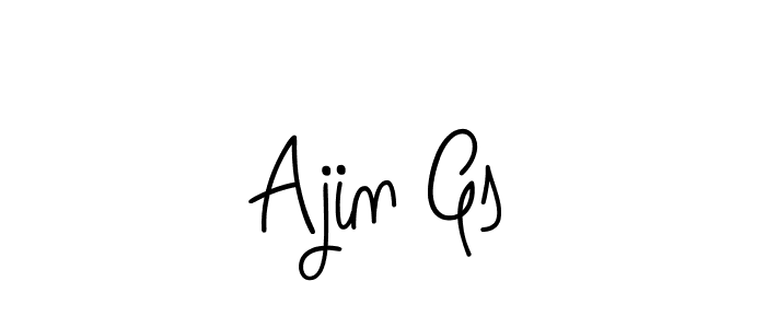 if you are searching for the best signature style for your name Ajin Gs. so please give up your signature search. here we have designed multiple signature styles  using Angelique-Rose-font-FFP. Ajin Gs signature style 5 images and pictures png