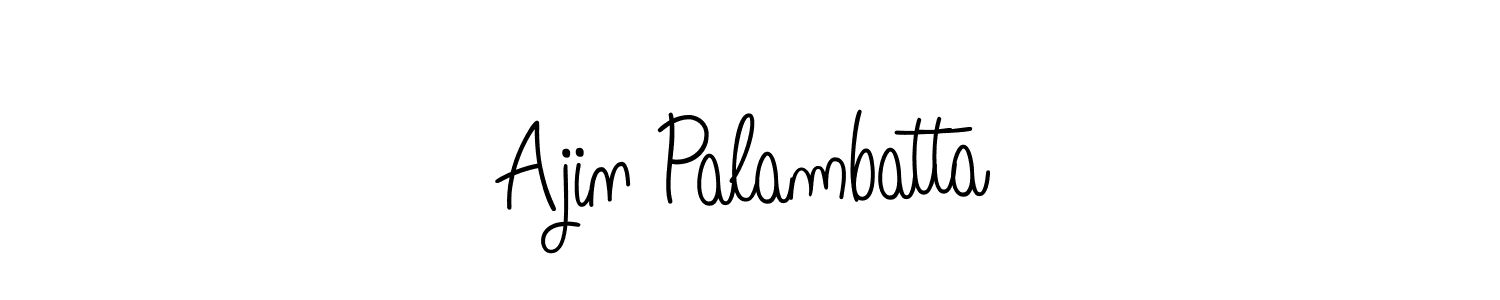 Here are the top 10 professional signature styles for the name Ajin Palambatta. These are the best autograph styles you can use for your name. Ajin Palambatta signature style 5 images and pictures png