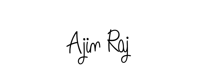 Design your own signature with our free online signature maker. With this signature software, you can create a handwritten (Angelique-Rose-font-FFP) signature for name Ajin Raj. Ajin Raj signature style 5 images and pictures png