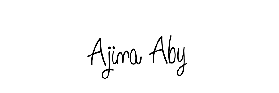 It looks lik you need a new signature style for name Ajina Aby. Design unique handwritten (Angelique-Rose-font-FFP) signature with our free signature maker in just a few clicks. Ajina Aby signature style 5 images and pictures png