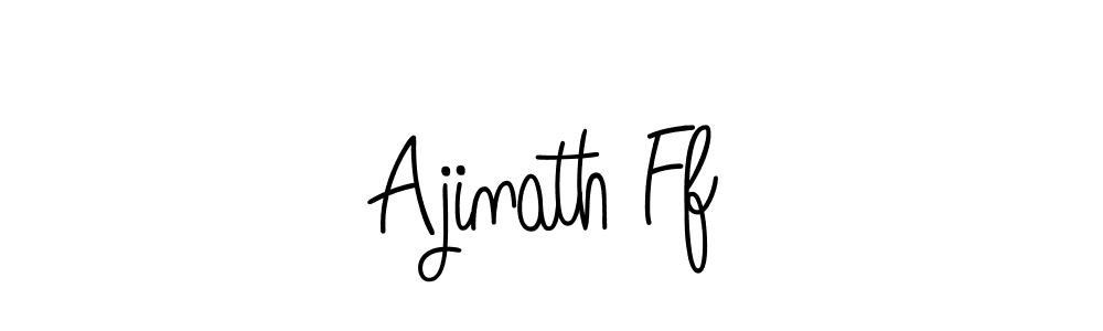 Ajinath Ff stylish signature style. Best Handwritten Sign (Angelique-Rose-font-FFP) for my name. Handwritten Signature Collection Ideas for my name Ajinath Ff. Ajinath Ff signature style 5 images and pictures png