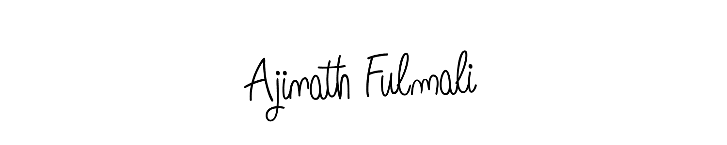 Also we have Ajinath Fulmali name is the best signature style. Create professional handwritten signature collection using Angelique-Rose-font-FFP autograph style. Ajinath Fulmali signature style 5 images and pictures png