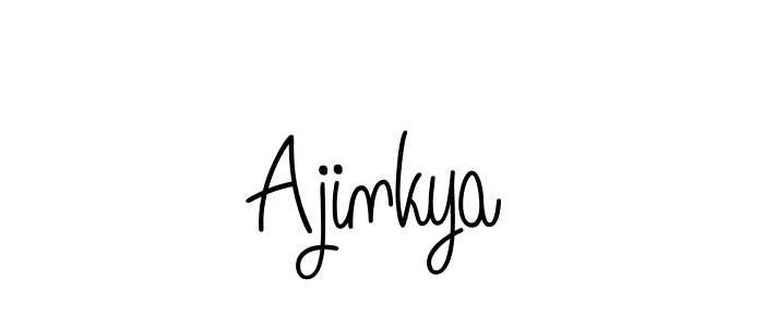 You should practise on your own different ways (Angelique-Rose-font-FFP) to write your name (Ajinkya) in signature. don't let someone else do it for you. Ajinkya signature style 5 images and pictures png