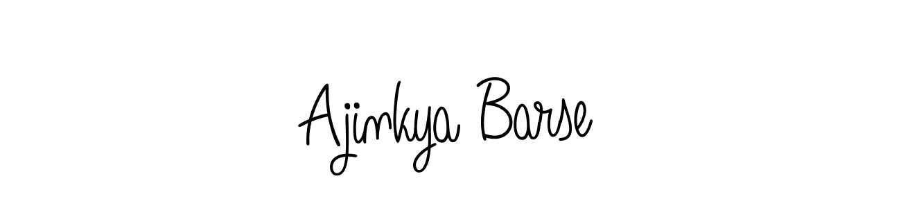 Use a signature maker to create a handwritten signature online. With this signature software, you can design (Angelique-Rose-font-FFP) your own signature for name Ajinkya Barse. Ajinkya Barse signature style 5 images and pictures png