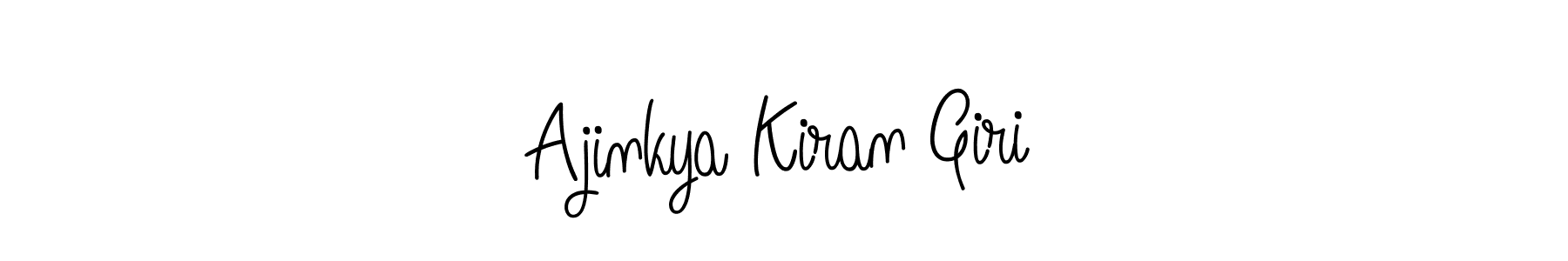 Create a beautiful signature design for name Ajinkya Kiran Giri. With this signature (Angelique-Rose-font-FFP) fonts, you can make a handwritten signature for free. Ajinkya Kiran Giri signature style 5 images and pictures png