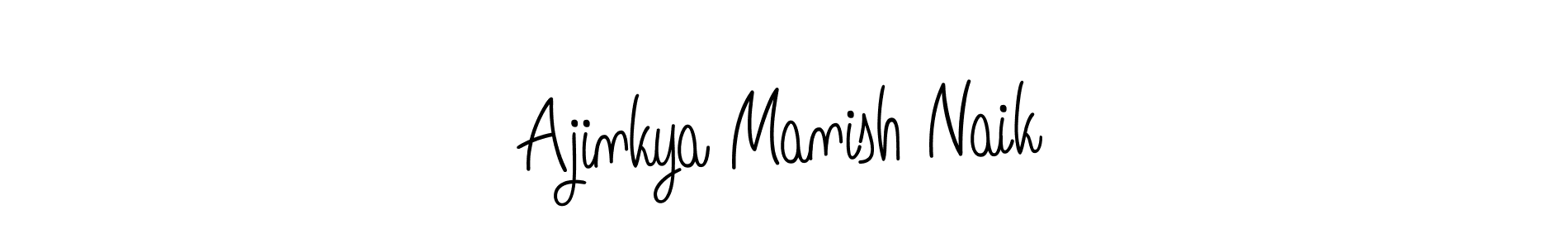 if you are searching for the best signature style for your name Ajinkya Manish Naik. so please give up your signature search. here we have designed multiple signature styles  using Angelique-Rose-font-FFP. Ajinkya Manish Naik signature style 5 images and pictures png