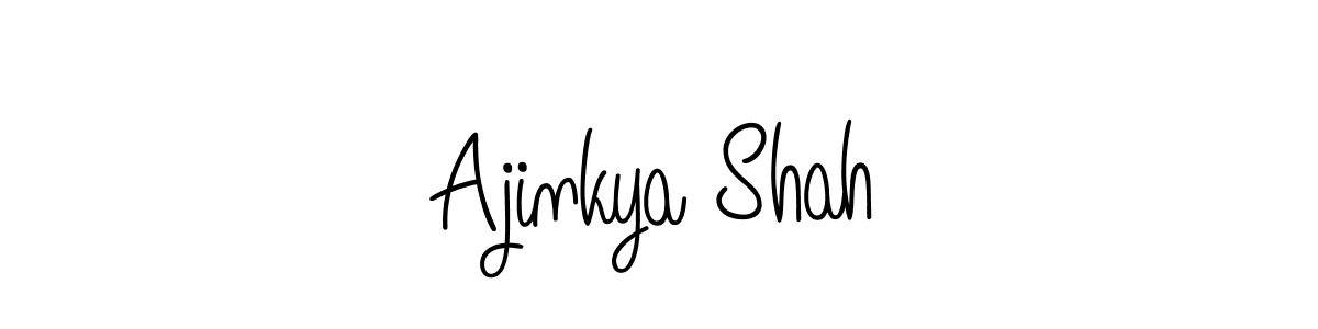 This is the best signature style for the Ajinkya Shah name. Also you like these signature font (Angelique-Rose-font-FFP). Mix name signature. Ajinkya Shah signature style 5 images and pictures png