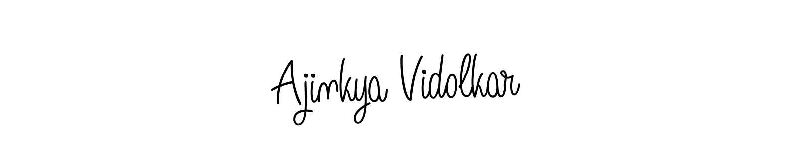 Ajinkya Vidolkar stylish signature style. Best Handwritten Sign (Angelique-Rose-font-FFP) for my name. Handwritten Signature Collection Ideas for my name Ajinkya Vidolkar. Ajinkya Vidolkar signature style 5 images and pictures png