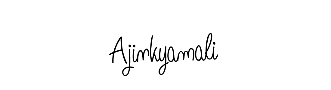 How to make Ajinkyamali signature? Angelique-Rose-font-FFP is a professional autograph style. Create handwritten signature for Ajinkyamali name. Ajinkyamali signature style 5 images and pictures png