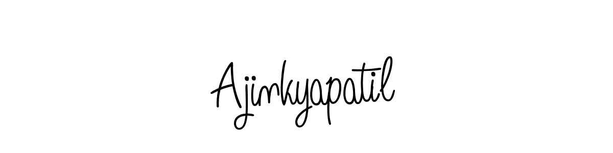 Use a signature maker to create a handwritten signature online. With this signature software, you can design (Angelique-Rose-font-FFP) your own signature for name Ajinkyapatil. Ajinkyapatil signature style 5 images and pictures png