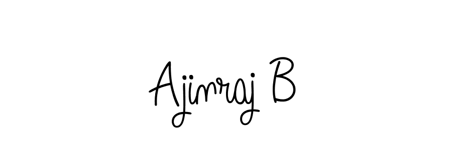 It looks lik you need a new signature style for name Ajinraj B. Design unique handwritten (Angelique-Rose-font-FFP) signature with our free signature maker in just a few clicks. Ajinraj B signature style 5 images and pictures png