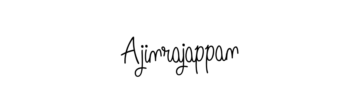 The best way (Angelique-Rose-font-FFP) to make a short signature is to pick only two or three words in your name. The name Ajinrajappan include a total of six letters. For converting this name. Ajinrajappan signature style 5 images and pictures png