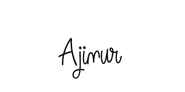 How to Draw Ajinur signature style? Angelique-Rose-font-FFP is a latest design signature styles for name Ajinur. Ajinur signature style 5 images and pictures png