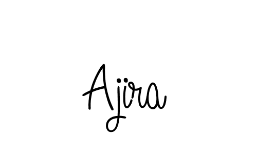 How to make Ajira signature? Angelique-Rose-font-FFP is a professional autograph style. Create handwritten signature for Ajira name. Ajira signature style 5 images and pictures png