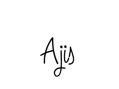 Design your own signature with our free online signature maker. With this signature software, you can create a handwritten (Angelique-Rose-font-FFP) signature for name Ajis. Ajis signature style 5 images and pictures png