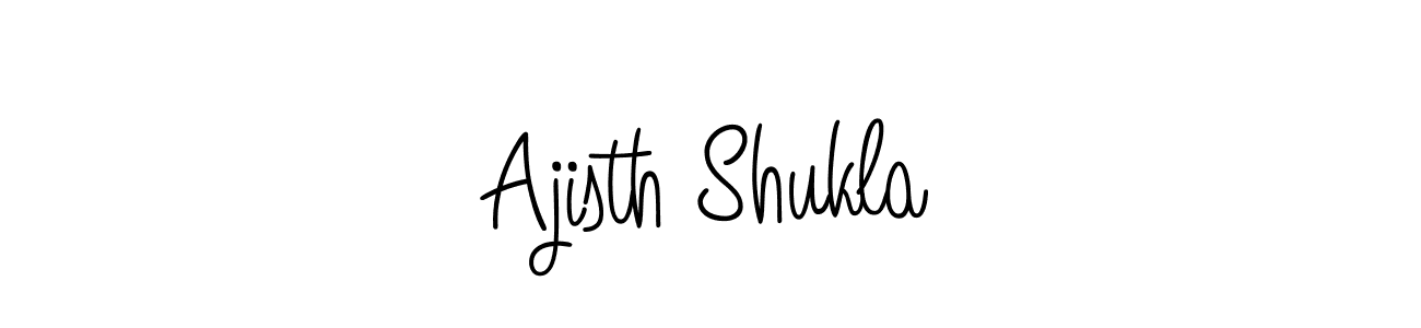 Make a beautiful signature design for name Ajisth Shukla. Use this online signature maker to create a handwritten signature for free. Ajisth Shukla signature style 5 images and pictures png