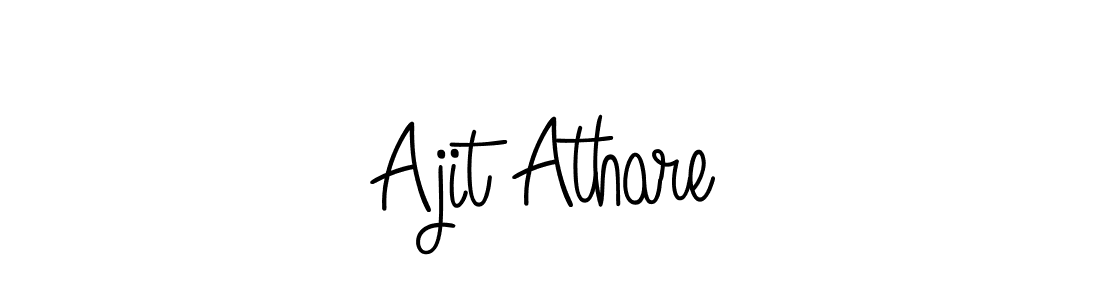 Ajit Athare stylish signature style. Best Handwritten Sign (Angelique-Rose-font-FFP) for my name. Handwritten Signature Collection Ideas for my name Ajit Athare. Ajit Athare signature style 5 images and pictures png