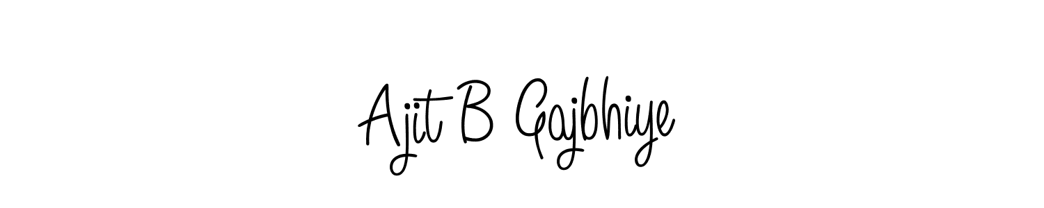 Ajit B Gajbhiye stylish signature style. Best Handwritten Sign (Angelique-Rose-font-FFP) for my name. Handwritten Signature Collection Ideas for my name Ajit B Gajbhiye. Ajit B Gajbhiye signature style 5 images and pictures png