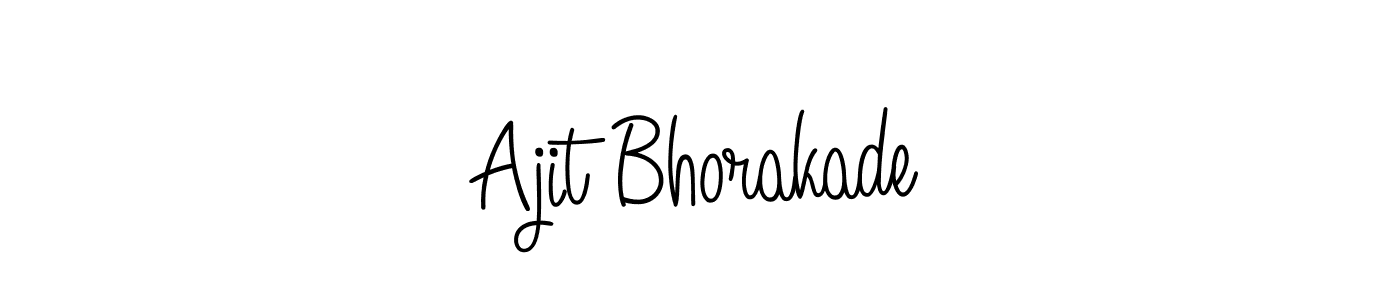 Create a beautiful signature design for name Ajit Bhorakade. With this signature (Angelique-Rose-font-FFP) fonts, you can make a handwritten signature for free. Ajit Bhorakade signature style 5 images and pictures png