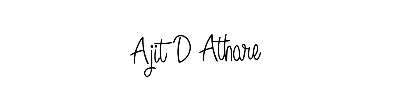 You should practise on your own different ways (Angelique-Rose-font-FFP) to write your name (Ajit D Athare) in signature. don't let someone else do it for you. Ajit D Athare signature style 5 images and pictures png