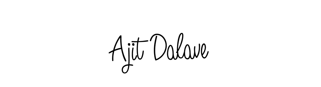 Also we have Ajit Dalave name is the best signature style. Create professional handwritten signature collection using Angelique-Rose-font-FFP autograph style. Ajit Dalave signature style 5 images and pictures png