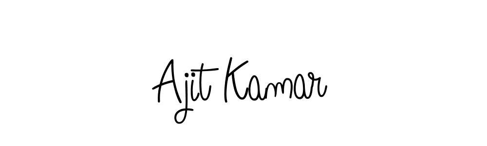 Make a beautiful signature design for name Ajit Kamar. Use this online signature maker to create a handwritten signature for free. Ajit Kamar signature style 5 images and pictures png