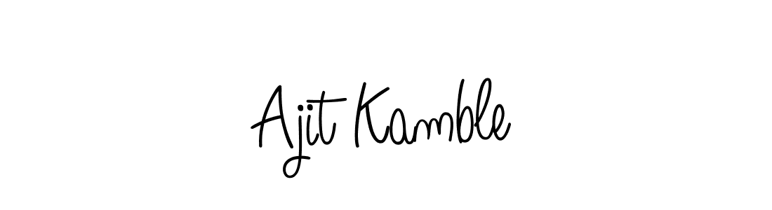 if you are searching for the best signature style for your name Ajit Kamble. so please give up your signature search. here we have designed multiple signature styles  using Angelique-Rose-font-FFP. Ajit Kamble signature style 5 images and pictures png