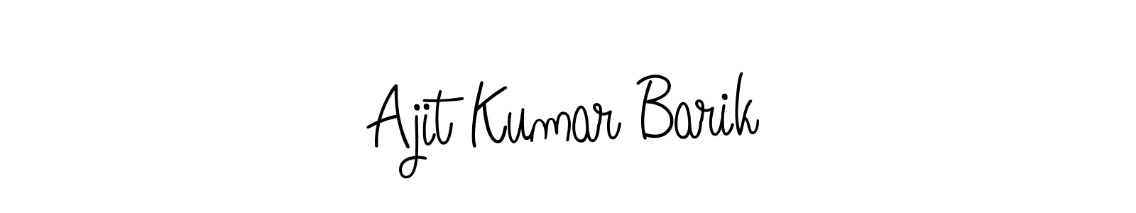 Make a short Ajit Kumar Barik signature style. Manage your documents anywhere anytime using Angelique-Rose-font-FFP. Create and add eSignatures, submit forms, share and send files easily. Ajit Kumar Barik signature style 5 images and pictures png