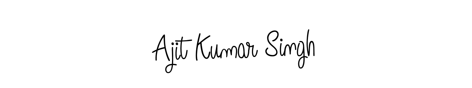 Ajit Kumar Singh stylish signature style. Best Handwritten Sign (Angelique-Rose-font-FFP) for my name. Handwritten Signature Collection Ideas for my name Ajit Kumar Singh. Ajit Kumar Singh signature style 5 images and pictures png