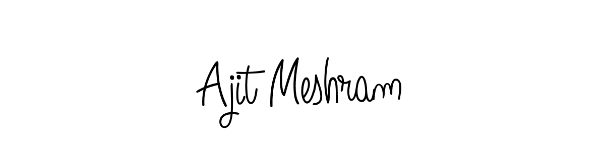 It looks lik you need a new signature style for name Ajit Meshram. Design unique handwritten (Angelique-Rose-font-FFP) signature with our free signature maker in just a few clicks. Ajit Meshram signature style 5 images and pictures png