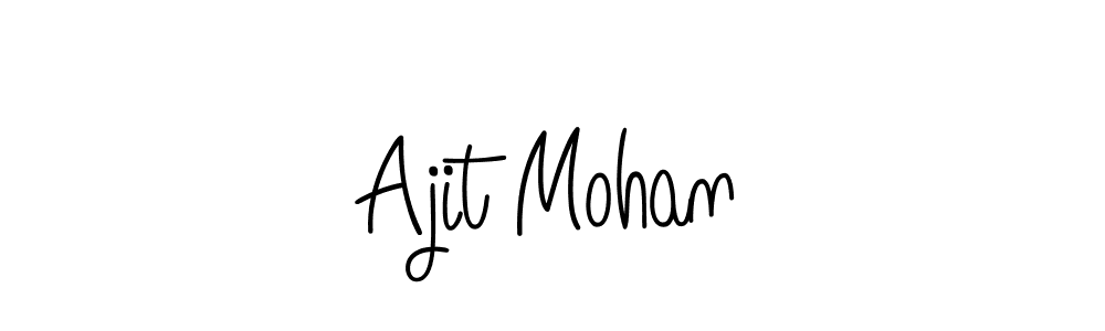 How to make Ajit Mohan signature? Angelique-Rose-font-FFP is a professional autograph style. Create handwritten signature for Ajit Mohan name. Ajit Mohan signature style 5 images and pictures png