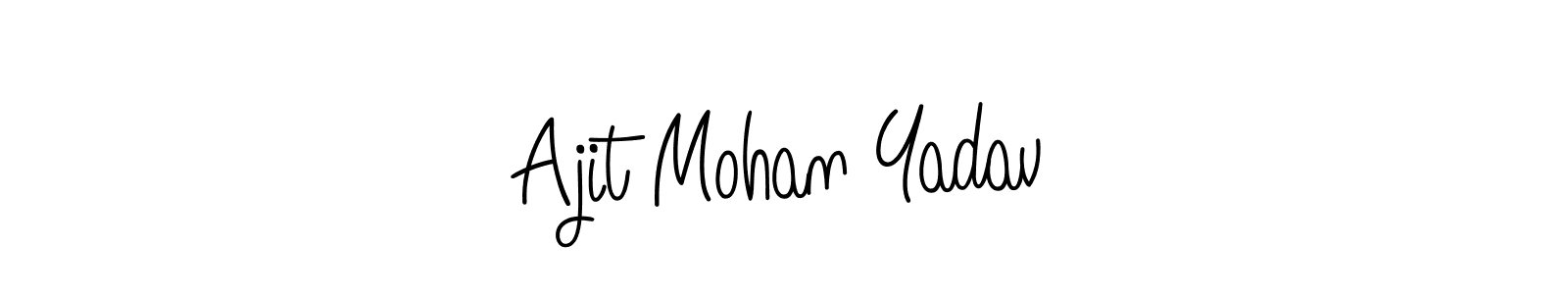 Here are the top 10 professional signature styles for the name Ajit Mohan Yadav. These are the best autograph styles you can use for your name. Ajit Mohan Yadav signature style 5 images and pictures png
