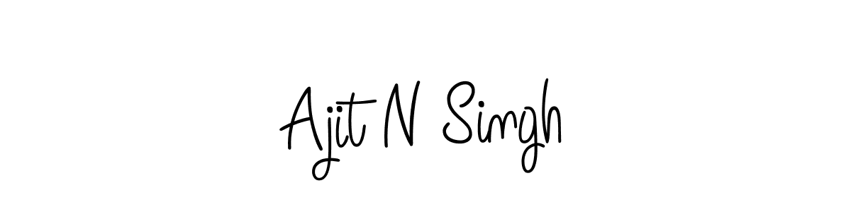 Angelique-Rose-font-FFP is a professional signature style that is perfect for those who want to add a touch of class to their signature. It is also a great choice for those who want to make their signature more unique. Get Ajit N Singh name to fancy signature for free. Ajit N Singh signature style 5 images and pictures png