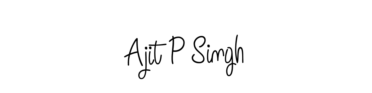 You can use this online signature creator to create a handwritten signature for the name Ajit P Singh. This is the best online autograph maker. Ajit P Singh signature style 5 images and pictures png