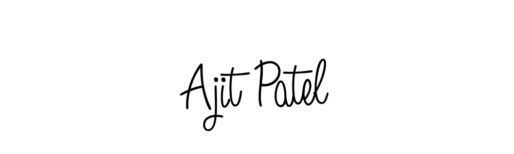 Also we have Ajit Patel name is the best signature style. Create professional handwritten signature collection using Angelique-Rose-font-FFP autograph style. Ajit Patel signature style 5 images and pictures png