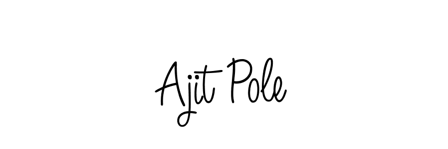 This is the best signature style for the Ajit Pole name. Also you like these signature font (Angelique-Rose-font-FFP). Mix name signature. Ajit Pole signature style 5 images and pictures png