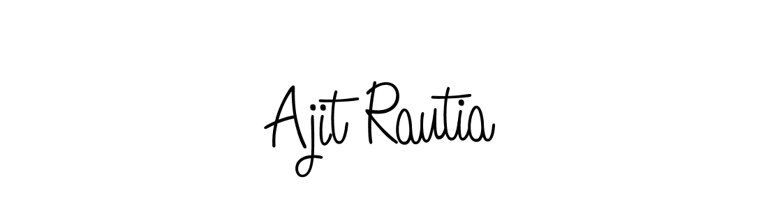 Create a beautiful signature design for name Ajit Rautia. With this signature (Angelique-Rose-font-FFP) fonts, you can make a handwritten signature for free. Ajit Rautia signature style 5 images and pictures png