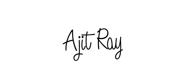 The best way (Angelique-Rose-font-FFP) to make a short signature is to pick only two or three words in your name. The name Ajit Ray include a total of six letters. For converting this name. Ajit Ray signature style 5 images and pictures png