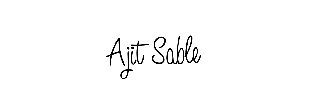 Create a beautiful signature design for name Ajit Sable. With this signature (Angelique-Rose-font-FFP) fonts, you can make a handwritten signature for free. Ajit Sable signature style 5 images and pictures png