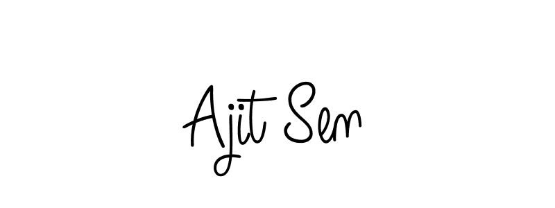 How to make Ajit Sen signature? Angelique-Rose-font-FFP is a professional autograph style. Create handwritten signature for Ajit Sen name. Ajit Sen signature style 5 images and pictures png