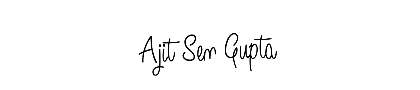 How to make Ajit Sen Gupta signature? Angelique-Rose-font-FFP is a professional autograph style. Create handwritten signature for Ajit Sen Gupta name. Ajit Sen Gupta signature style 5 images and pictures png