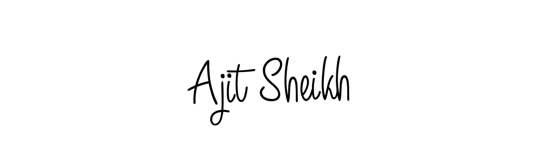 It looks lik you need a new signature style for name Ajit Sheikh. Design unique handwritten (Angelique-Rose-font-FFP) signature with our free signature maker in just a few clicks. Ajit Sheikh signature style 5 images and pictures png