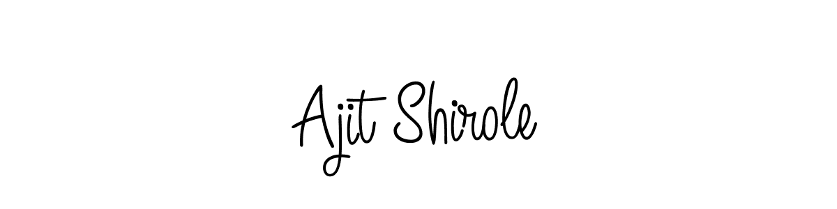 Similarly Angelique-Rose-font-FFP is the best handwritten signature design. Signature creator online .You can use it as an online autograph creator for name Ajit Shirole. Ajit Shirole signature style 5 images and pictures png