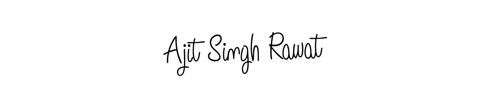 The best way (Angelique-Rose-font-FFP) to make a short signature is to pick only two or three words in your name. The name Ajit Singh Rawat include a total of six letters. For converting this name. Ajit Singh Rawat signature style 5 images and pictures png