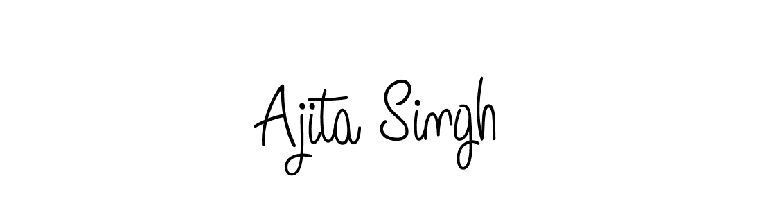 How to Draw Ajita Singh signature style? Angelique-Rose-font-FFP is a latest design signature styles for name Ajita Singh. Ajita Singh signature style 5 images and pictures png
